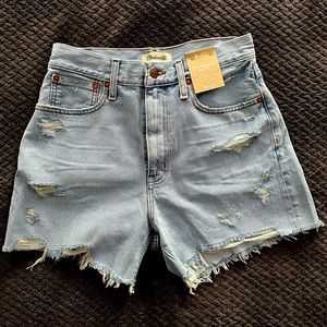 Madewell mom jean short BNWT
